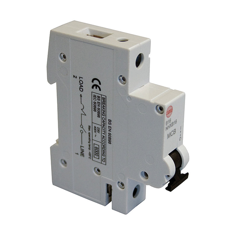 Wylex NHXB16 Type B MCB for Wylex NH Consumer Units - 16A