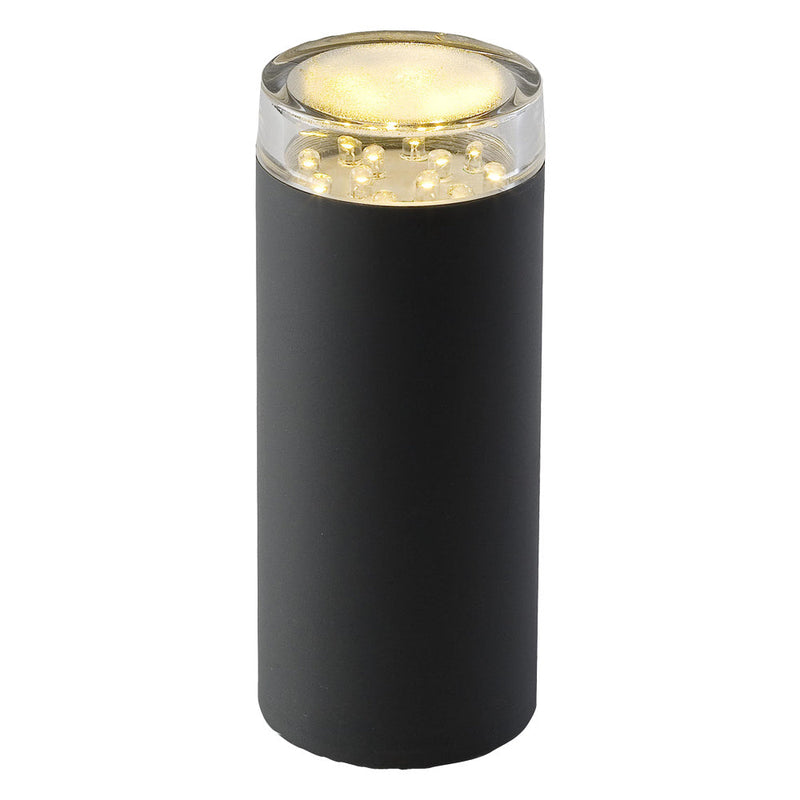 Plug & Play Linum LED Anthracite Outdoor Garden Post Bollard Light 