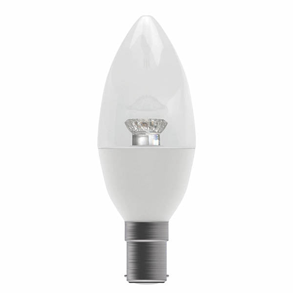 3.9W LED Filament Clear Candle Dimmable - SBC, 2700K
