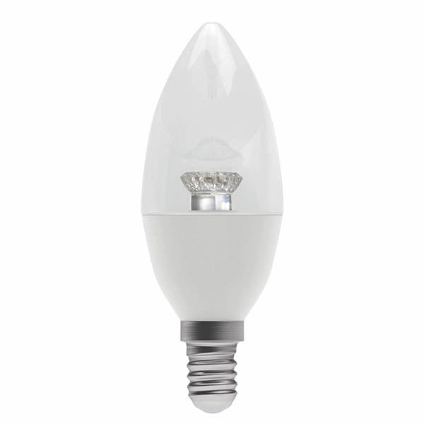 2.1W LED Filament Clear Candle Dimmable - SES, 2700K