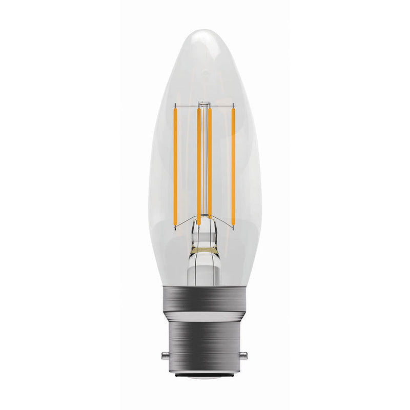 4W LED Filament Candle Lamp - BC 2700K