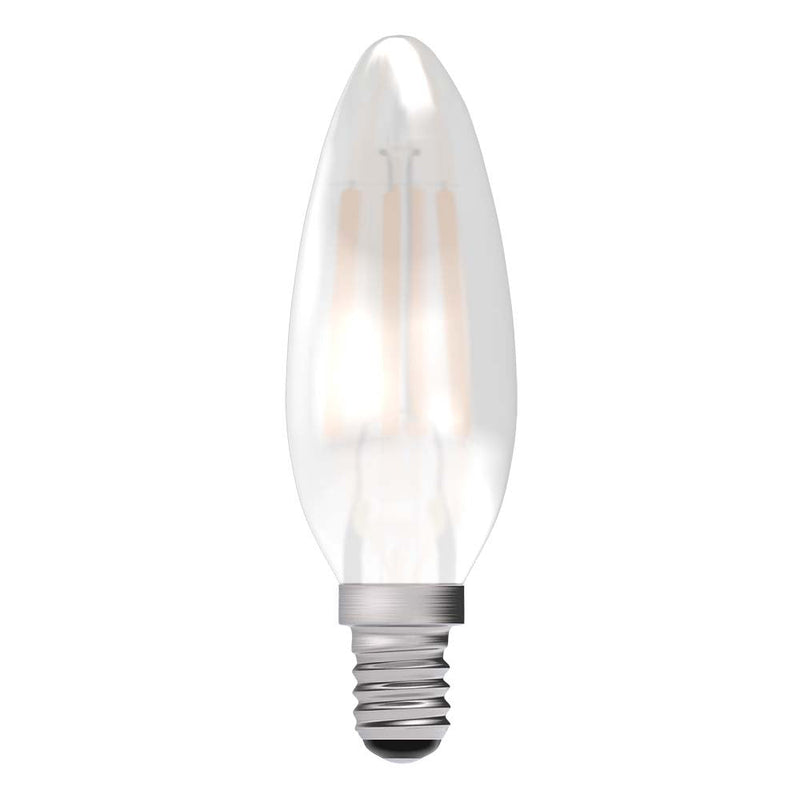 4W LED Filament Candle Lamp -  Satin SES 2700K