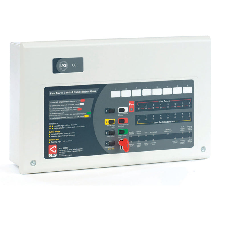 4 Zone Panel 2 Wire Conventional Alarm System