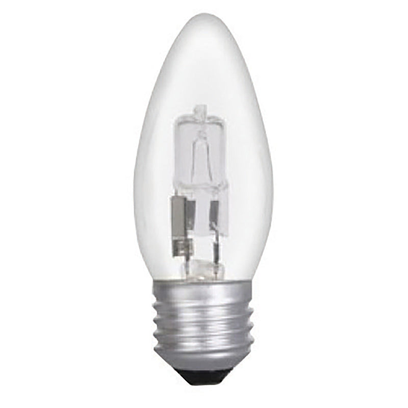Dimmable Halogen Candle Lamp 28W ES - Clear
