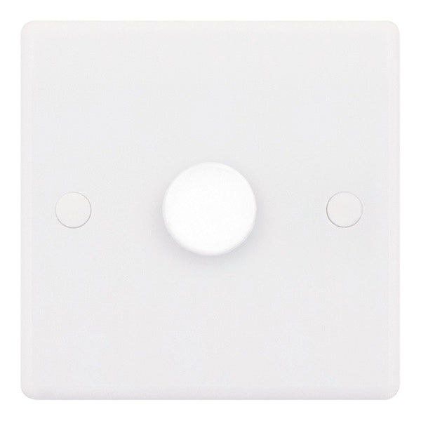 White 1 Gang 2 Way Dimmer Switch
