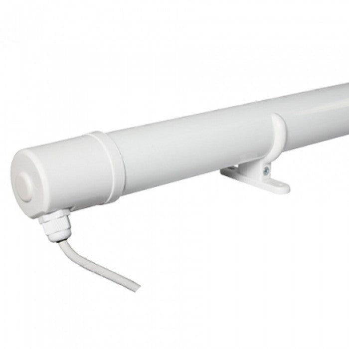 1ft 60W Tubular Heater with Wall Brackets White IP44