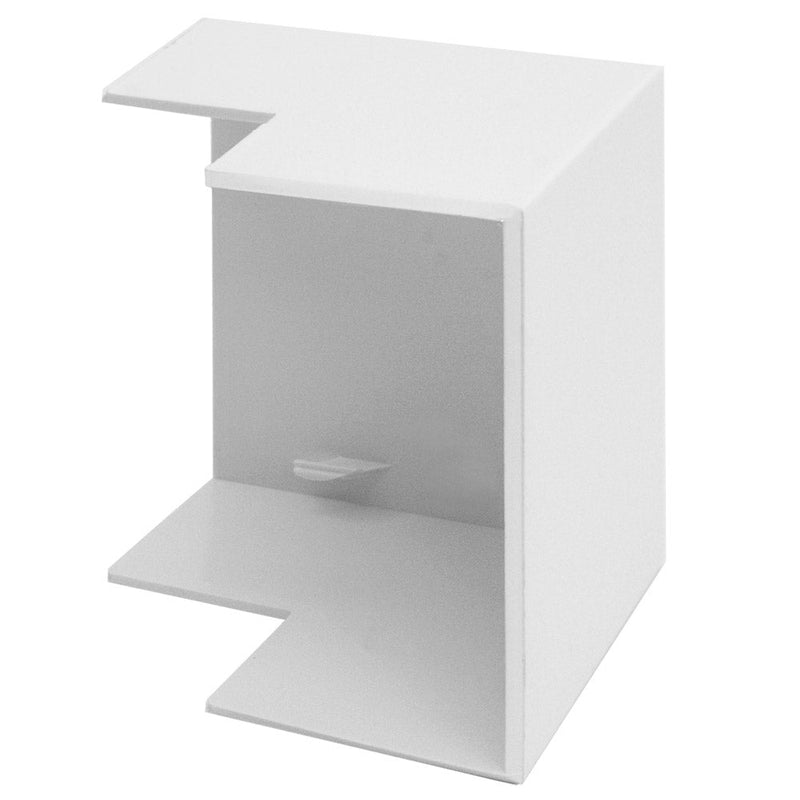 Kestrel 100 x 50mm External Angle White PVC Maxi Trunking Accessory