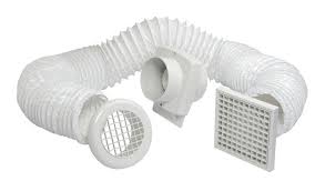 Airvent 4 inch In-Line Shower Fan Kit with Timer - IP44