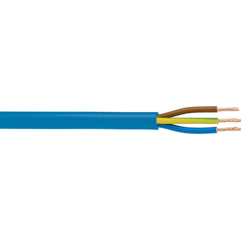 3183Y 1.5mm 3 Core 15A Arctic Grade Flexible Cable Blue - 100M Drum