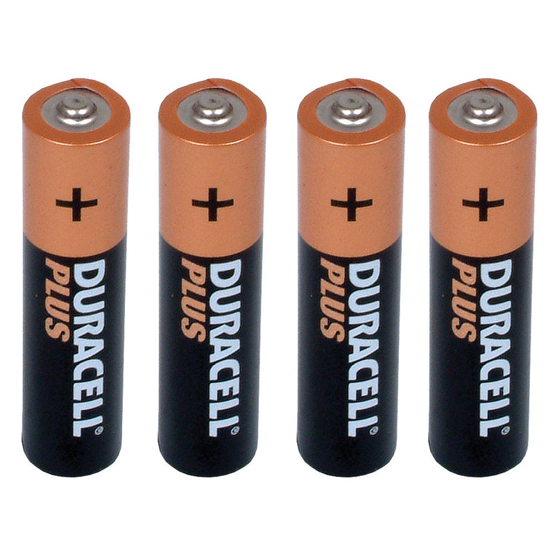 Duracell Alkaline Batteries - AAA Pack of 4