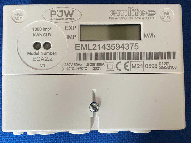 100A Single Phase Mains Electric & Solar kWh Meter