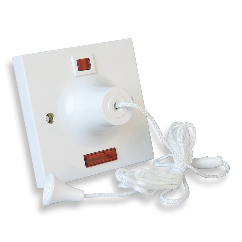 MK 50A D.P. Pull Cord Ceiling Switch - Pilot Light