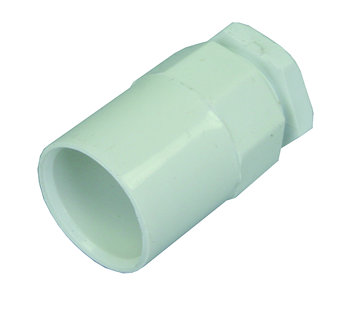 PVC Conduit Female Adaptor 25mm - White