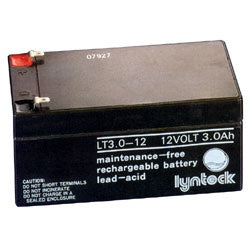 Alarm Panel Rechargeable Battery - 12V 3.0Ah
