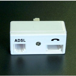 ADSL Compact Micro Filter Splitter Adaptor