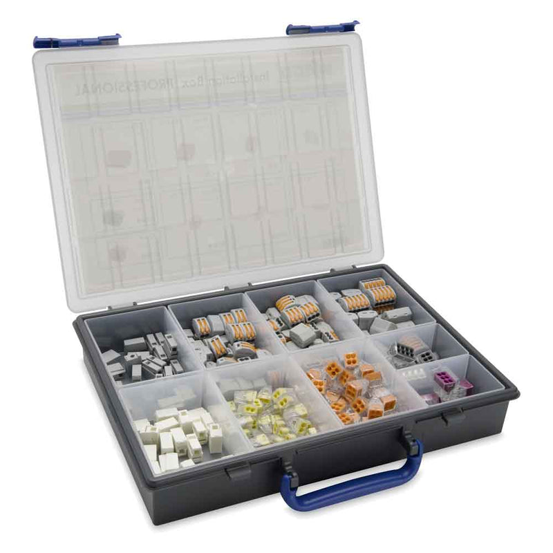Wago Professional 240 Piece Connector Installation kit C/w Carry Case