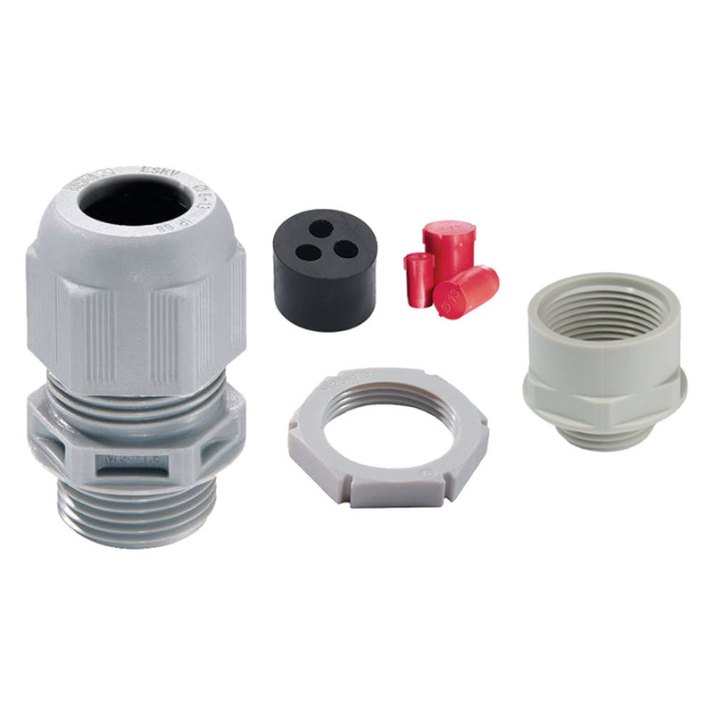Wiska Sprint IP68 Plastic Cable Gland LSF 40mm 2x 25mm + 1x 16mm Kit and Reducer